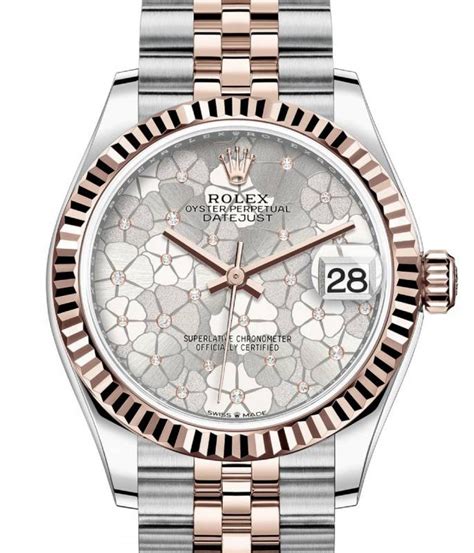 rolex datejust 31 floral dial